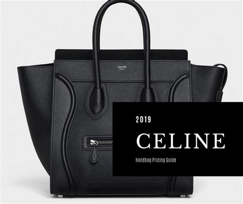 celine bag price guide.